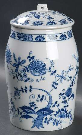 Blue Onion 7" Storage Jar & Lid