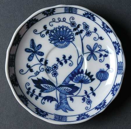 Blue Onion Saucer for Demitasse Cup