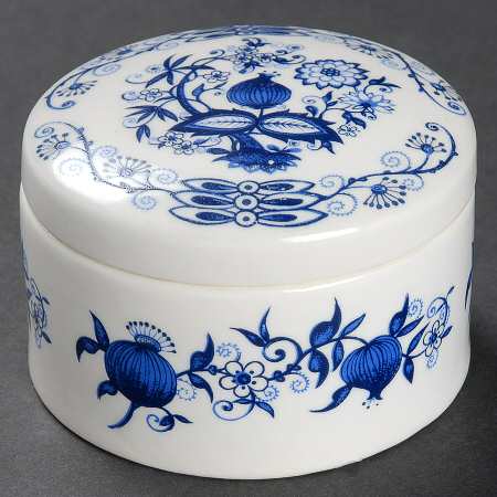 Blue Onion 3" Round Box & Lid