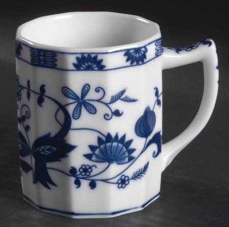 Blue Onion Mug by Seymour Mann