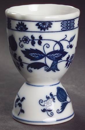 Blue Onion Double Egg Cup