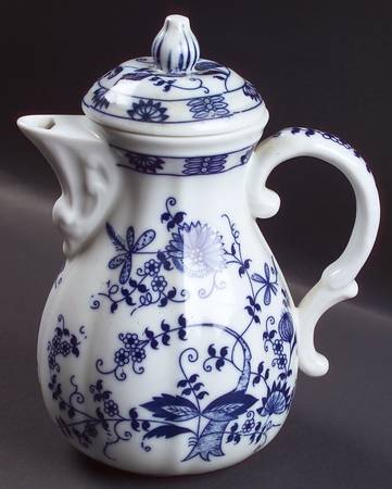 Blue Onion Small Coffee Pot & Lid