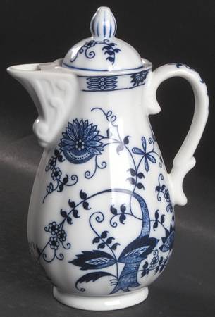 Blue Onion Individual Coffee Pot & Lid
