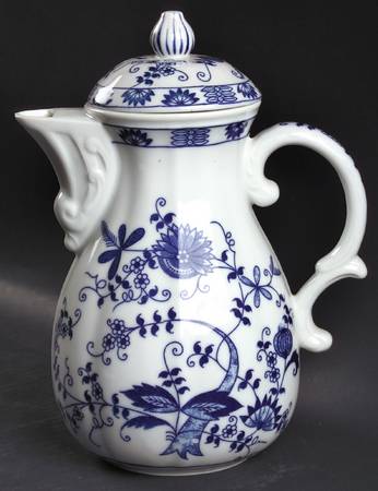 Blue Onion Coffee Pot & Lid