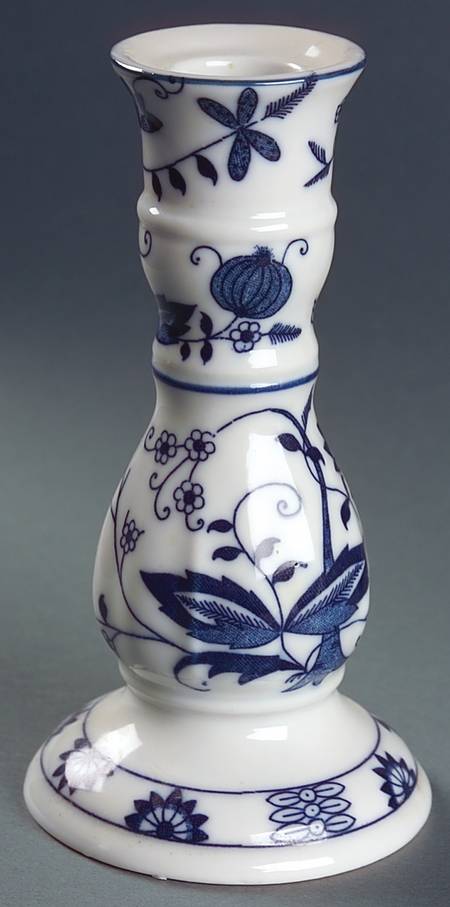 Blue Onion 6" Candlestick