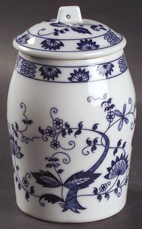 Blue Onion 4" Storage Jar & Lid