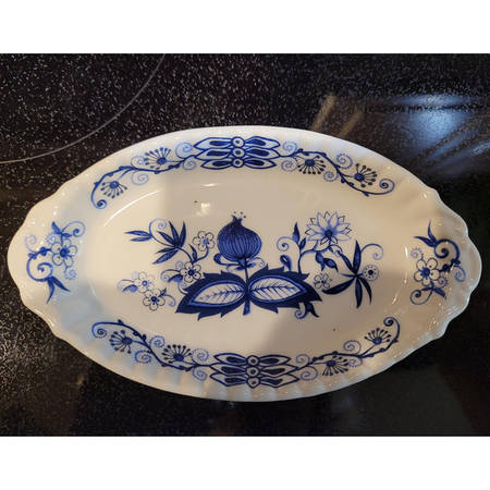 Blue Onion Bone Tray for Mini Creamer & Sugar with Lid