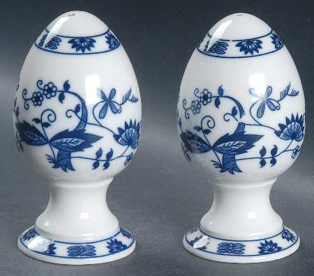 Blue Onion Bone Salt & Pepper Set by Seymour Mann