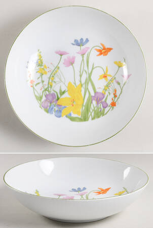 Day Lily 9" Round Vegetable Bowl