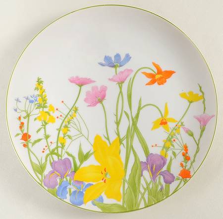 Day Lily Luncheon Plate