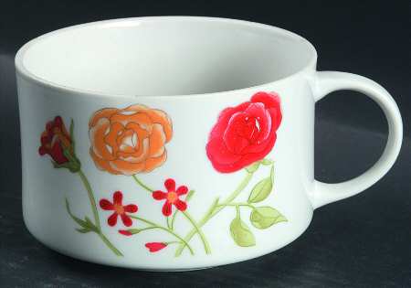 Flower Garden Oversized Cup