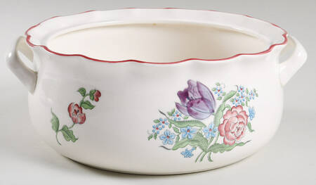 French Bouquet Round Vegetable No Lid