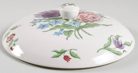 French Bouquet Lid for Round Vegetable