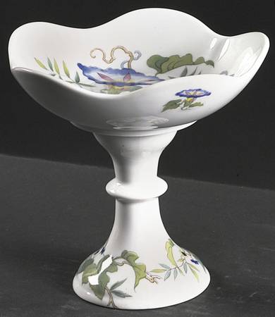 Morning Glory Round Compote (Height X Width)