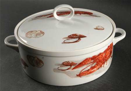 Olde Nantucket 2 Qt Round Covered Casserole
