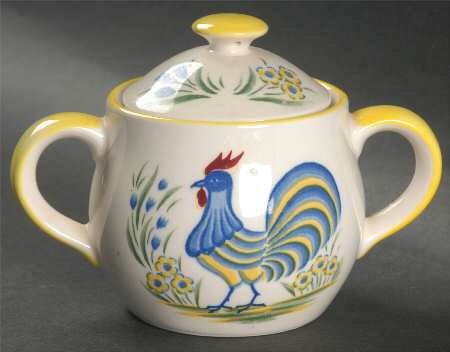 Provincial Sugar Bowl & Lid