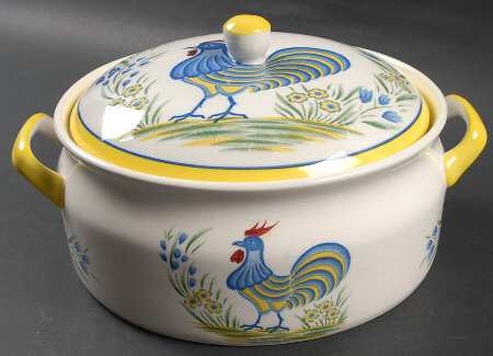 Provincial 3.75 Quart Round Covered Casserole