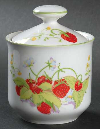 Strawberry Hill Sugar Bowl & Lid