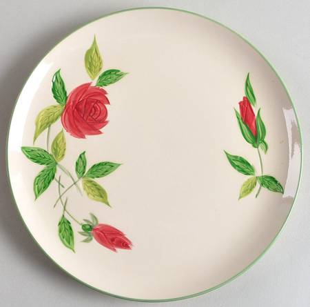 June Rose Salad Plate
