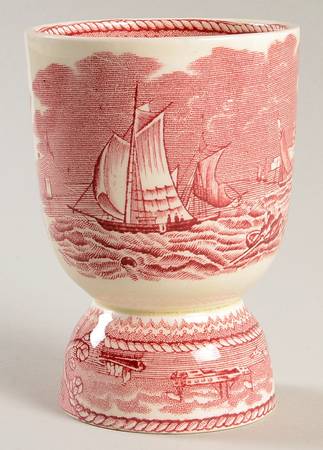 American Marine Pink (Scalloped) Single Egg Cup