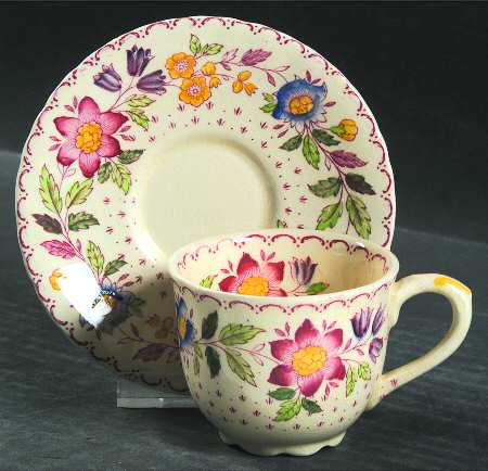Arbor Flat Demitasse Cup & Saucer Set