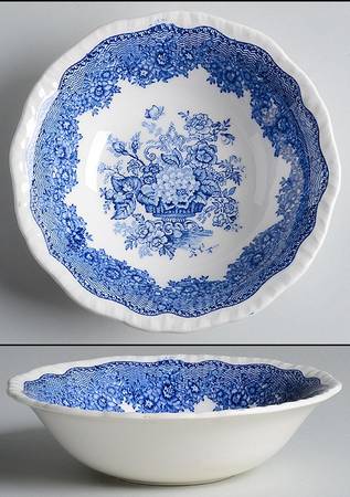 Ascot Blue Coupe Cereal Bowl