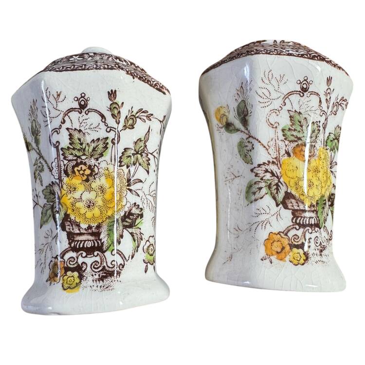 Ascot Brown Multicolor Salt & Pepper Set