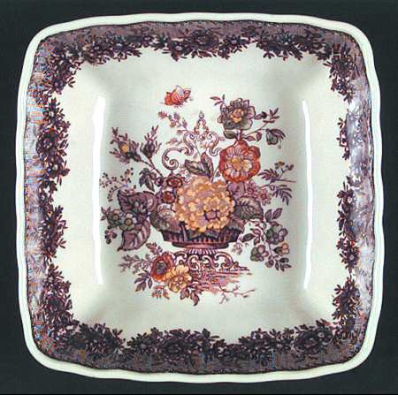 Ascot Brown Multicolor 6" Sweet Dish Lorne