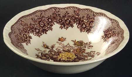 Ascot Brown Multicolor Coupe Cereal Bowl