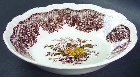 Ascot Brown Multicolor Fruit/Dessert (Sauce) Bowl