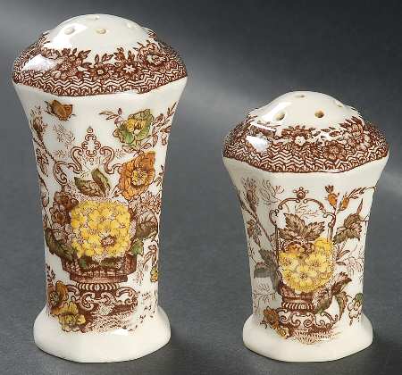 Ascot Brown Multicolor Salt & Pepper Set
