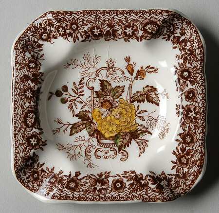 Ascot Brown Multicolor Small Ashtray