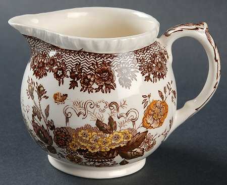 Ascot Brown Multicolor Creamer
