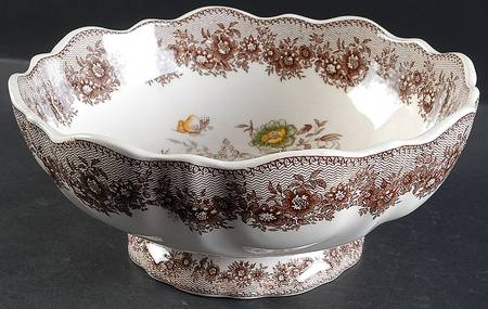 Ascot Brown Multicolor Large Fruit Bowl