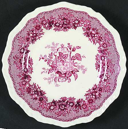 Ascot Red Bread & Butter Plate
