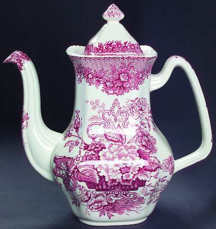 Ascot Red Coffee Pot & Lid