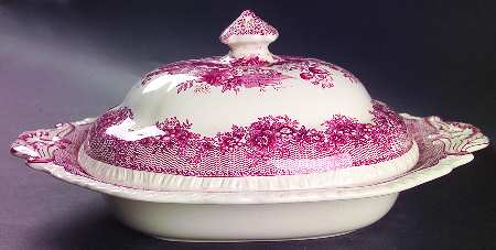 Ascot Red Oval Covered Vegetable