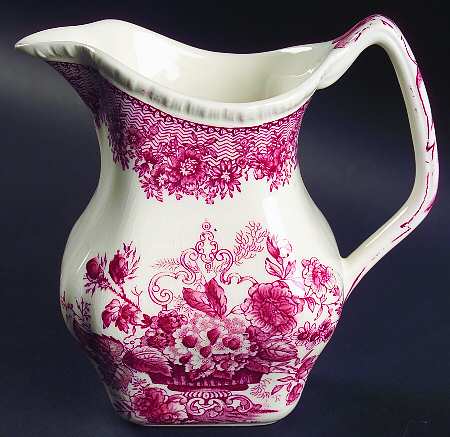 Ascot Red 20 Oz Gadroon Jug