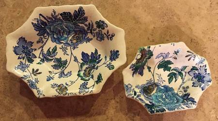 Belvedere Blue Multicolor Medium Sweet Meat Dish