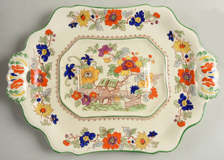 Bible (Green Bible) Underplate for Tureen