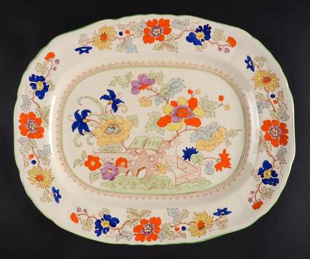 Bible (Green Bible) 13" Oval Serving Platter
