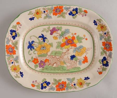 Bible (Green Bible) 11" Oval Serving Platter