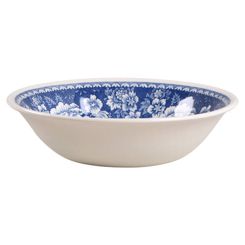 Blue & White Coupe Cereal Bowl