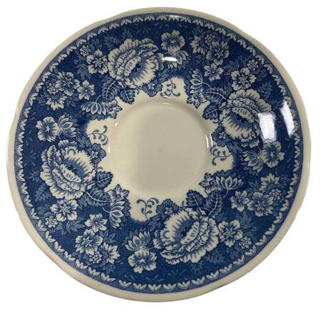 Blue & White Saucer