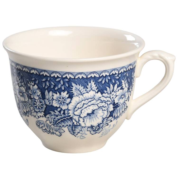 Blue & White Breakfast Cup
