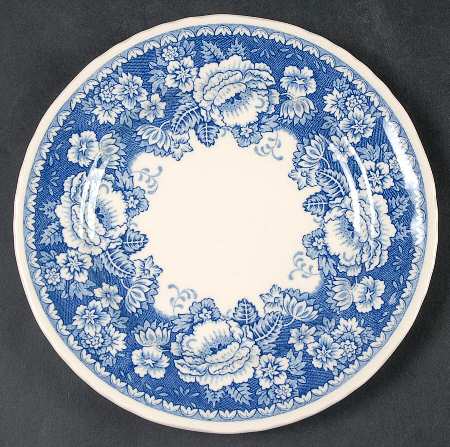 Blue & White Bread & Butter Plate