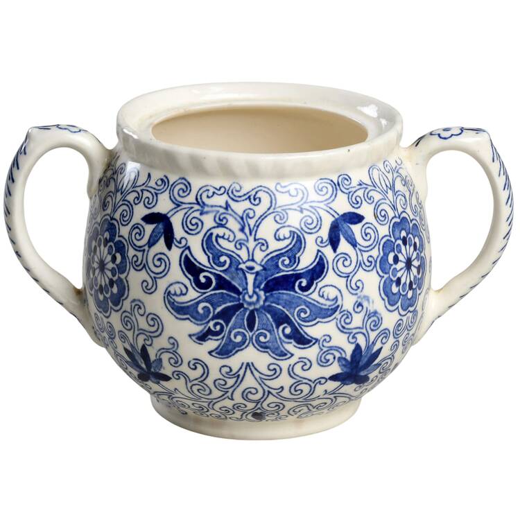 Bow Bells Blue Sugar Bowl No Lid