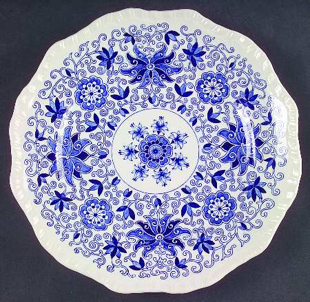Bow Bells Blue Salad Plate