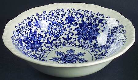 Bow Bells Blue Coupe Cereal Bowl