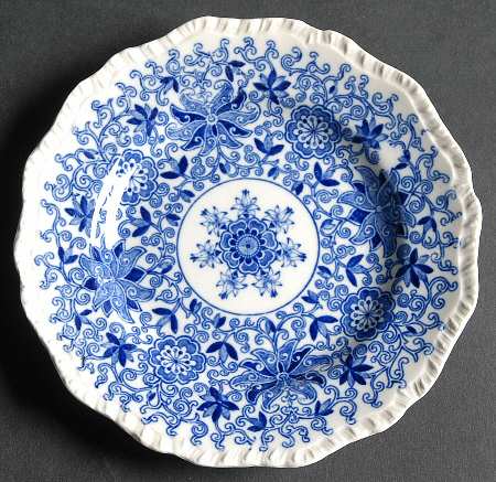 Bow Bells Blue Bread & Butter Plate